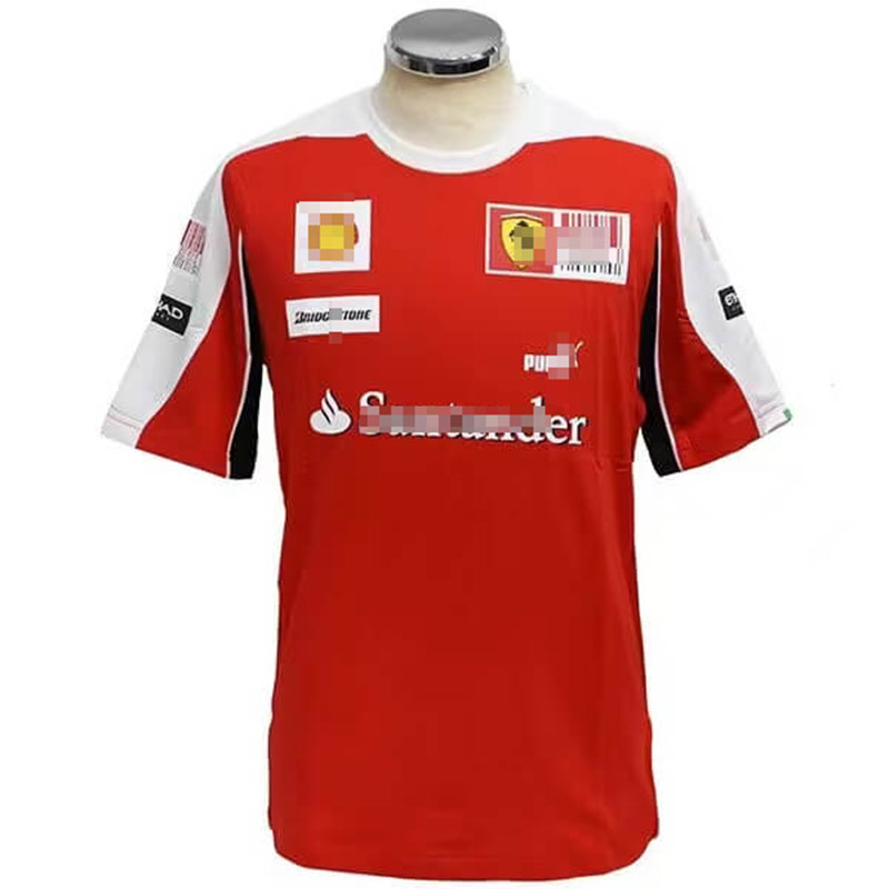 Camiseta Scuderia Ferrari F1 Racing Team Rojo Retro